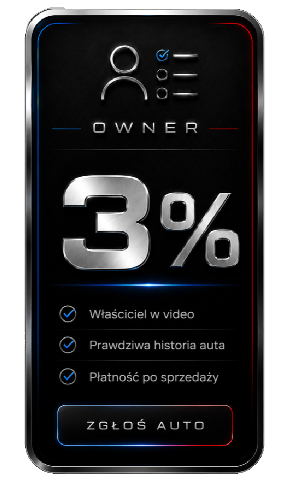 OWNER 3% - właściciel w video, prawdziwa historia auta, płatność po sprzedaży